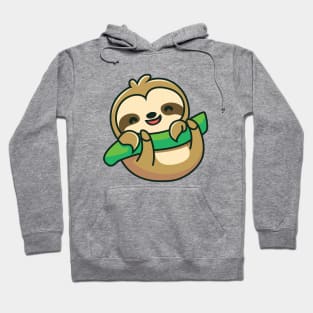 Cute Baby Sloth Funny Cartoon Hoodie